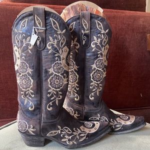 Old Gringo boots with Swarovski elements size 7B